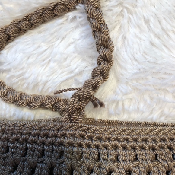 The Sak original crocheted medium size shoulder tote handbag purse - Picture 6 of 6